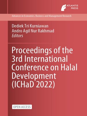 cover image of Proceedings of the 3rd International Conference on Halal Development (ICHaD 2022)